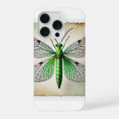 Lacewing Dorsal View 031124IREF238 - Watercolor iPhoneケース (裏面)