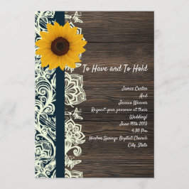 lacewoodのヒマワリ 招待状