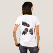 Lachende paarden voor vrolijke ruiter. tシャツ (裏面フル)