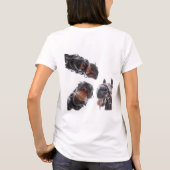 Lachende paarden voor vrolijke ruiter. tシャツ (裏面)