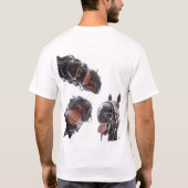 Lachende paarden voor vrolijke ruiter. tシャツ (裏面)