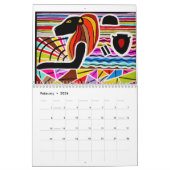 Laciの12か月 カレンダー (2月 2026)