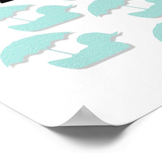 Lack of Adhesive Ducks Humor ポスター (角)