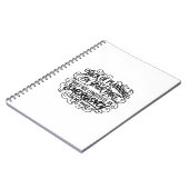 Lack of planning saying funny sarcastic vintage  ノートブック (左側)