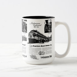 Lackawannaの鉄道百年祭1951年 ツートーンマグカップ