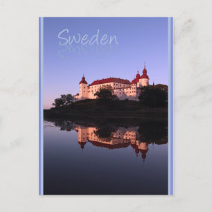 Lacko Slott、城、スウェーデンのはがき ポストカード