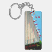 LACMAミュージアムロサンゼルスファインアート写真のキー キーホルダー (正面左)