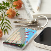 LACMAミュージアムロサンゼルスファインアート写真のキー キーホルダー (正面右)