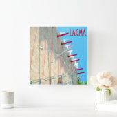 LACMAロサンゼルスモダン美術館写真展 スクエア壁時計 (ホーム)