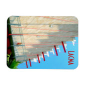 LACMAロサンゼルス美術館モダン美術写真 マグネット (横)