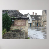 Lacock, Wiltshire, UK ポスター (正面)