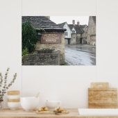 Lacock, Wiltshire, UK ポスター (キッチン)