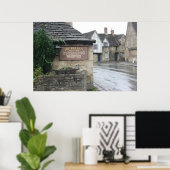 Lacock, Wiltshire, UK ポスター (ホームオフィス)