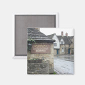 Lacock, Wiltshire, UK マグネット (正面/裏面)