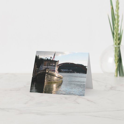 LaConnerのタグボート カード (正面)