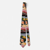 Lacquer Elegance – Refined Sushi Tie ネクタイ (正面)