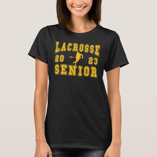 Lacross Senior Night Lacross Senior 2023 Graduatio Tシャツ (正面)