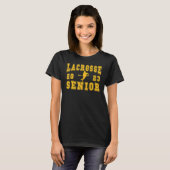 Lacross Senior Night Lacross Senior 2023 Graduatio Tシャツ (正面フル)