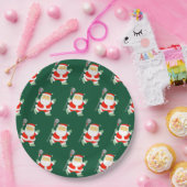 Lacrosse Christmas Holiday ペーパープレート (パーティー)