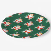 Lacrosse Christmas Holiday ペーパープレート (アングル)