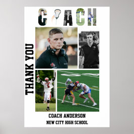 Lacrosse Coach Senior Night Graduation ポスター