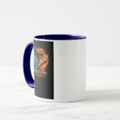 Lacrosse Dad Shield Mug – Charged for the Game Dri マグカップ (正面左)