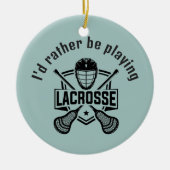 Lacrosse Design セラミックオーナメント (正面)