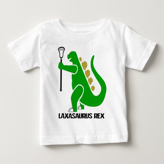 Lacrosse_Designs_LaxasaurusRex ベビーTシャツ (正面)