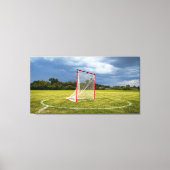 Lacrosse Goal Vibrant Outdoor Scenic Photo キャンバスプリント (正面)