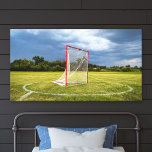 Lacrosse Goal Vibrant Outdoor Scenic Photo キャンバスプリント<br><div class="desc">Get in the game with our Lacrosse Goal Vibrant Outdoor Scenic Photo Canvas Print. Capture the energy of your favorite game when you hang this piece in your bedroom. Let the vibrant field and detailed goal inspire a sense of athleticism and determination.</div>