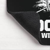 Lacrosse It's Like Hockey But With Funny Player  マウスパッド (コーナー)