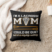 Lacrosse Mom   Lacrosse Gifts クッション (ブランケット)