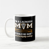 Lacrosse Mom   Lacrosse Gifts コーヒーマグカップ (左)