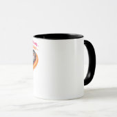 Lacrosse Mom Mug – She’s Behind Every Goal Mom’s A マグカップ (正面右)