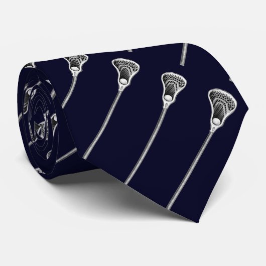 Lacrosse Navy Blue ネクタイ (ロール)