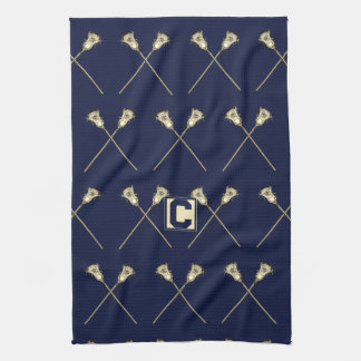 Lacrosse Navy Sports Towel キッチンタオル