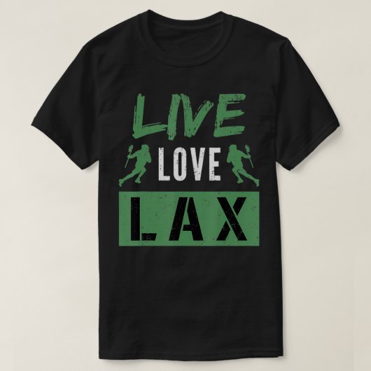 Lacrosse Player Design For La Lover  Live Love La  Tシャツ (デザイン正面)