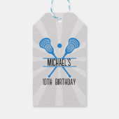Lacrosse Sports Birthday ギフトタグ (裏面)