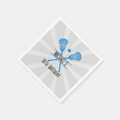 Lacrosse Sports Birthday スタンダードカクテルナプキン (角)