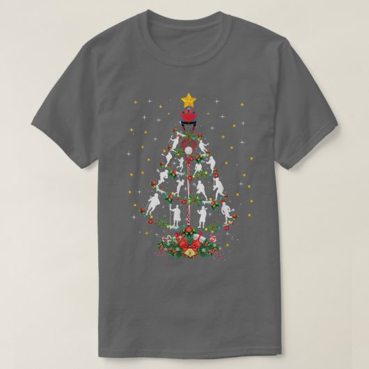 Lacrosse Sports Lover Xmas Santa Hat Lacrosse Chri Tシャツ (デザイン正面)