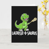Lacrosse T-rex Dino Lacrosse Racket  カード (黄色い花)