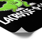 Lacrosse T-rex Dino Lacrosse Racket  ポスター (角)