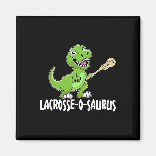 Lacrosse T-rex Dino Lacrosse Racket  マグネット (正面)