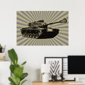 Lacrosse Tank Poster ポスター (ホームオフィス)