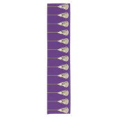 Lacrosse Team Purple Short Table Runner ショートテーブルランナー (正面)