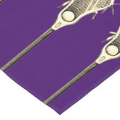 Lacrosse Team Purple Short Table Runner ショートテーブルランナー (コーナー)