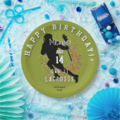 LaCrosse Theme Birthday Paper Plates HAMbyWG ペーパープレート (パーティー)