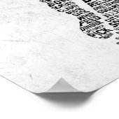 Lacrosse Typography Design ポスター (角)