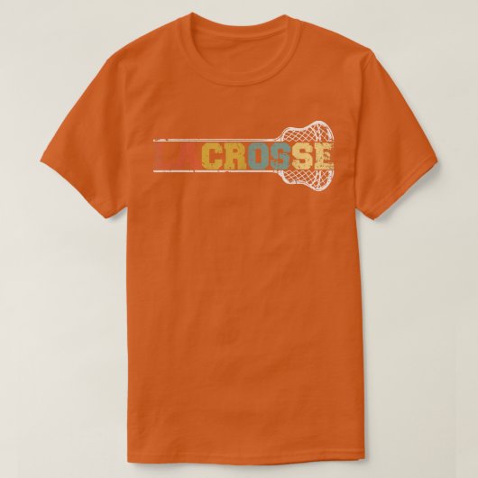 Lacrosse Vintage Retro Lacrosse Stick Sun Gift Tシャツ (デザイン正面)