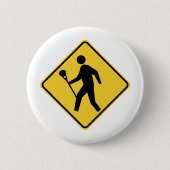 Lacrossing 缶バッジ (正面)